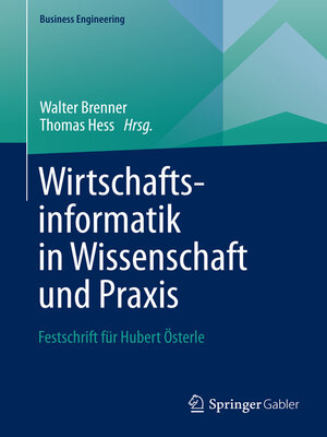 cover image of Wirtschaftsinformatik in Wissenschaft und Praxis